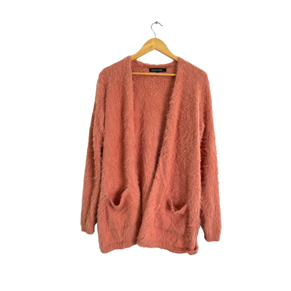 Colleen Lopez Fuzzy Cardigan M